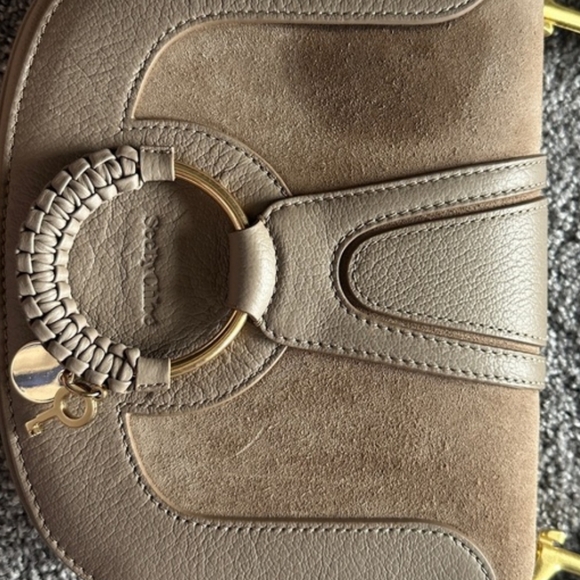 See By Chloe Taupe Leather Crossbody Bag - Picture 5 of 5